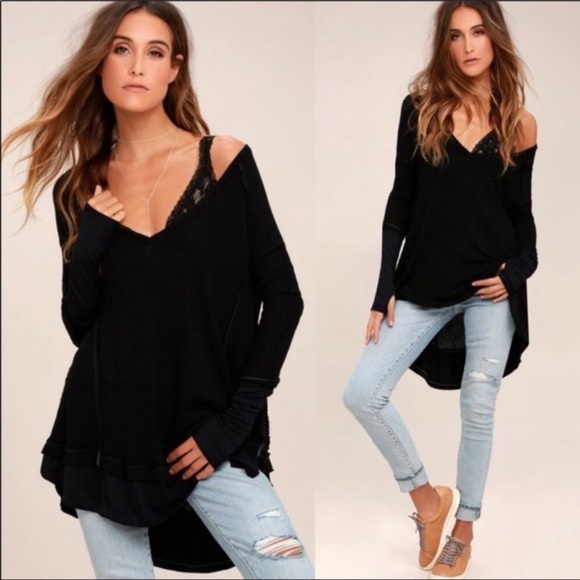 Free People Tops - Free People Sunset Park Drippy thermal